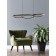 Suspended ceiling lamp (chandelier) Boyal 2x12.5W 1x15.5W Led Led