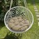 Billy swing pillow, diameter 60 cm, gray-beige color
