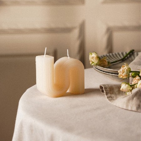Wax candle, 9.3 × 8 × 2 cm-5