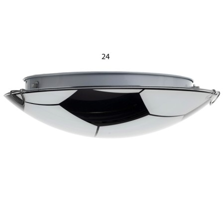 The lamp is wall-flowing "ball" 2 lamps E27 40W d.300 h.5.5 cm.-6