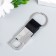 Metal keychain "Carabin. Clear lines" black, silver