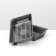 Deep toilet with a mesh of 36 x 25 x 9 cm, gray