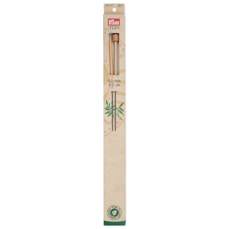 Sleeps are straight, bamboo, 5.0 mm/33 cm, 2 pcs