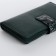Women's wallet on magnet, green color