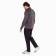 Polo male with long sleeve, brown color, size 46 (m)