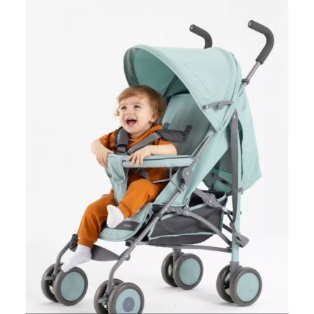 Stroller walking children's Rant Basic "Tango" RA351, folds on a cane, color Ocean Green-6