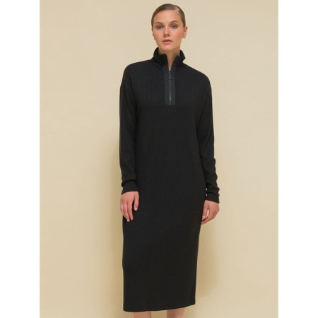 Female dress, size 50, black color-1