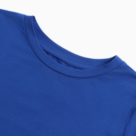 T-shirt female, color is bright blue, size 42-44 (m)-4