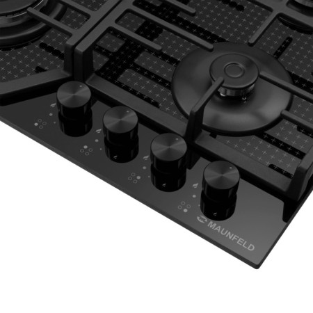 Hlect surface Maunfeld EGHG.64.73CB2/G, gas, 4 burners, black-7