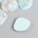 Decor for creativity Plastic "Shell with stars" Blue 2.9x2.5 cm