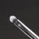 Premium makeup brush, 16.8 cm, black color