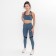 Female sports leggings, blue color, size 50 (XL)