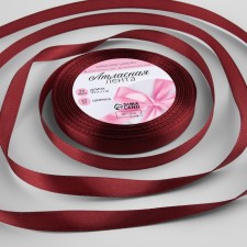 Satin ribbon, 10 mm × 23 ± 1 m, vine color No. 165