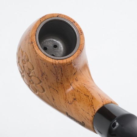 Kommer's smoking pipe "Commander", classic, hole D-1.8 cm, length 13 cm-1
