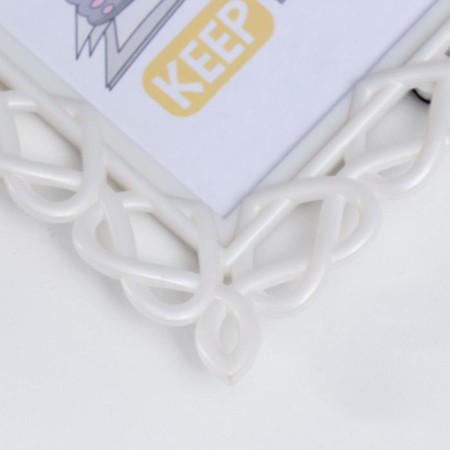 Photo frame plastic L-7 10x15 cm pearl (plastic screen)-1