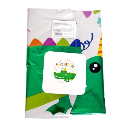 Foil ball 18 "Happy Birthday! Crocodile"-1