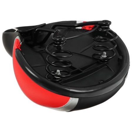 Dream Bike saddle, comfort, black/red color-2