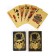 Playing plastic cards "Skull in a hat", 33 μm, 54 pcs, 8.7 x 5.7 cm