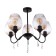 Olivia chandelier 5x60W E27 black