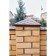 PPK cap to a column column, 1.5 × 1.5 bricks, 39 × 39 × 4.3 cm, brown, “flexible tile”