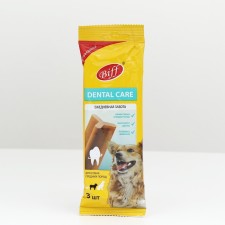 Chewing Dental Care with beef for dogs of medium breeds, 77 g