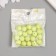 Beads for creativity plastic "lime" matte d = 1.2 cm set 20 g