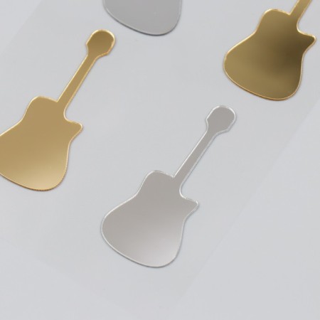 Mirror sticker "guitar" 20x10 cm-2