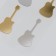 Mirror sticker "guitar" 20x10 cm