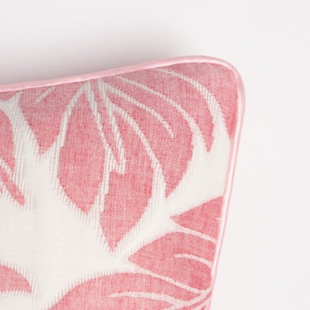 Pillowcase decorative Ethel "nettles" color pink 40x40 cm, 100% cotton-3