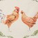 Ethel towel Hen Love 40x73cm, 100% HL, sarzha 190 g/m2
