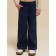Pants for girls, height 104 cm, dark blue color
