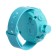 Clock-design "Animals", light effects, 24 pictures, blue color