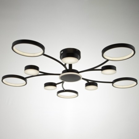 Causteen with PDD 2299/11BK LED 216W 3000-6000K Black 97x97x18 cm Bayerlux-1