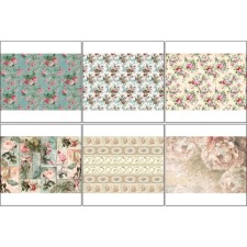 Set of decoupage cards 6 pcs 
