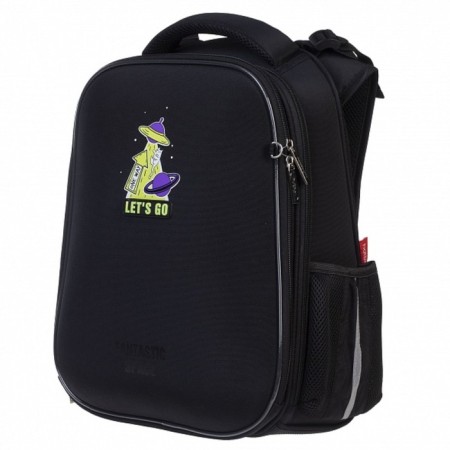 Frame backpack 38 x 29 x 17 cm, Hatber Ergonomic Classic "Let’s Go" Black NRK85040-2