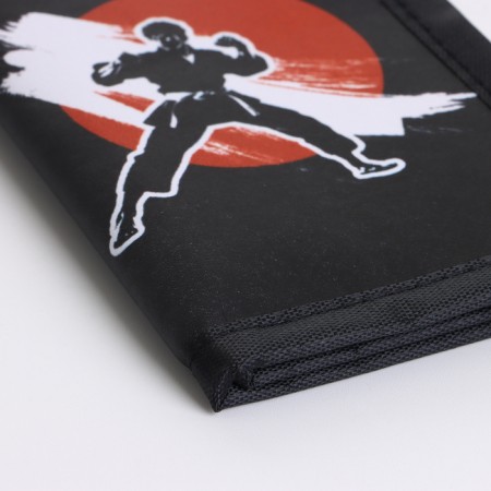 Children's wallet on Velcro "chosen", black color-2