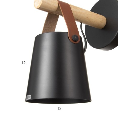 Bra "Tetrika" E27 40W black 30x13x20 cm-3