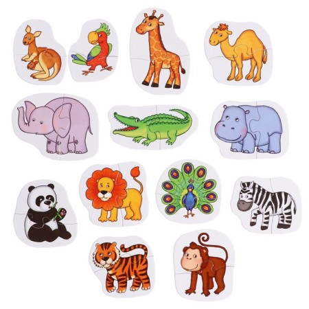 Puzzle "Here is such a zoo" 2+-4