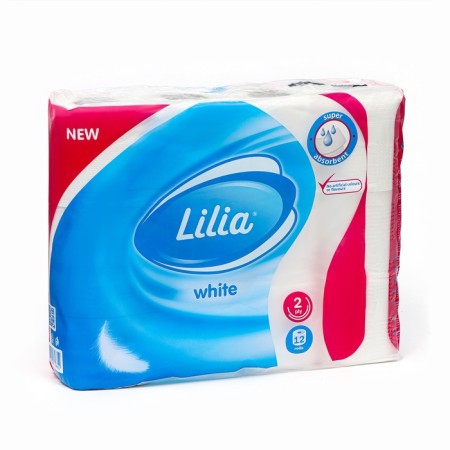 Toilet paper "Lily", 2 layers, 12 rolls-2