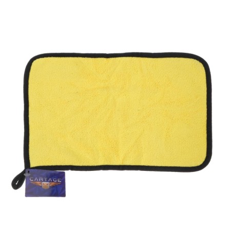 A car for washing cars, carTage, microfiber, 400 g/m², 20 × 30 cm, yellow-gray-3