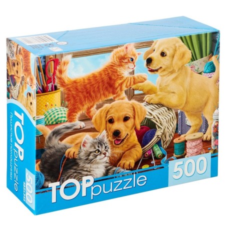 Puzzle "Fluffy Friends", 500 elements