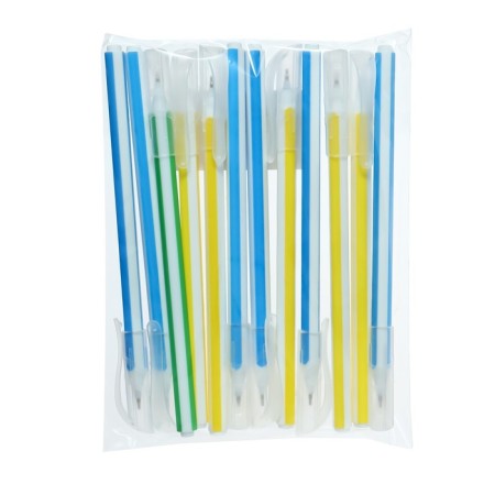 A set of ballpoint pens 12 pieces "Hexagon", node 0.7mm, blue -billed ink, mix-5