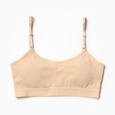 Топ для девочки, цвет телесный, рост 146-152 см