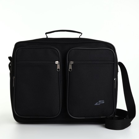 Male bag, luris, black color-1