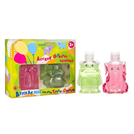 Gift kit of cosmetics Liss Kroully: Bath Foam Baby + Children's shampoo