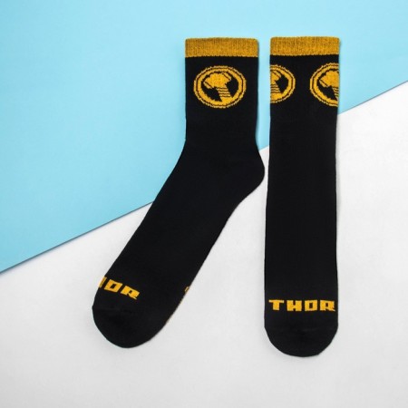 Socks "Thor", Avengers, Black, 25-27 cm
