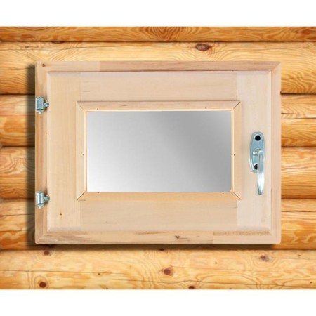 Window, 50 × 60cm, double glass of linden-2