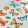 Plastic sticker "Butterflies/Star Night" mix 9.5x17.5 cm