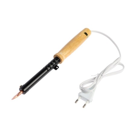 Tundra soldering iron, EPSN, wooden handle, wedge -shaped sting d = 6.2 mm, 100 watts, 220 B-7