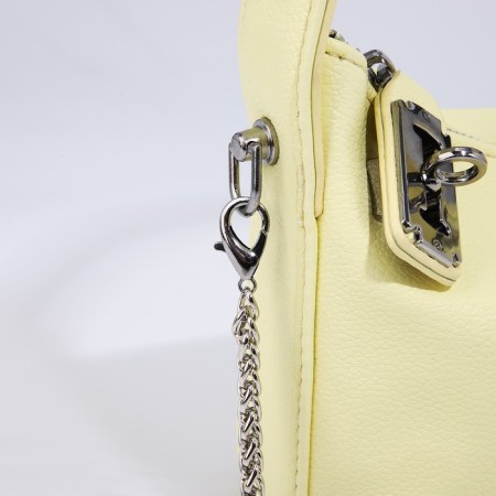Baget Baget with a zipper, chain, yellow color-5